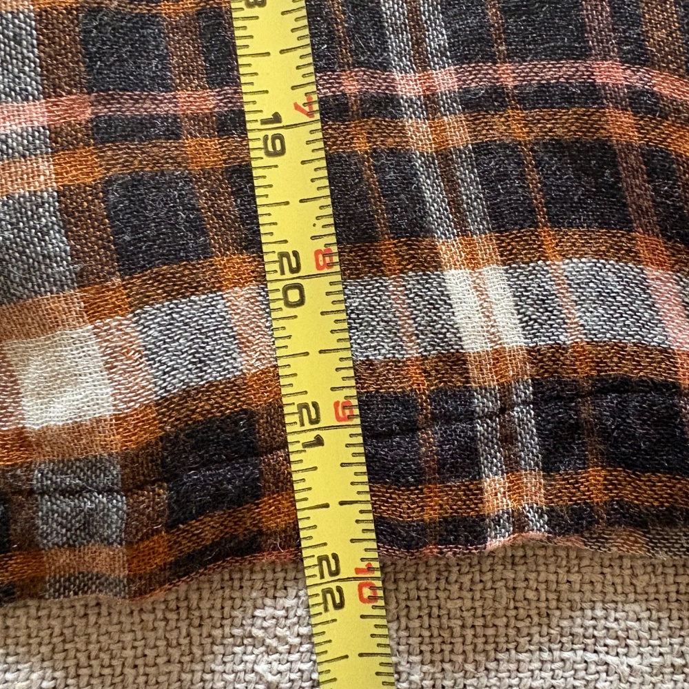 Madewell flannel wrap top XS- Cute and flattering! - Picture 13 of 13